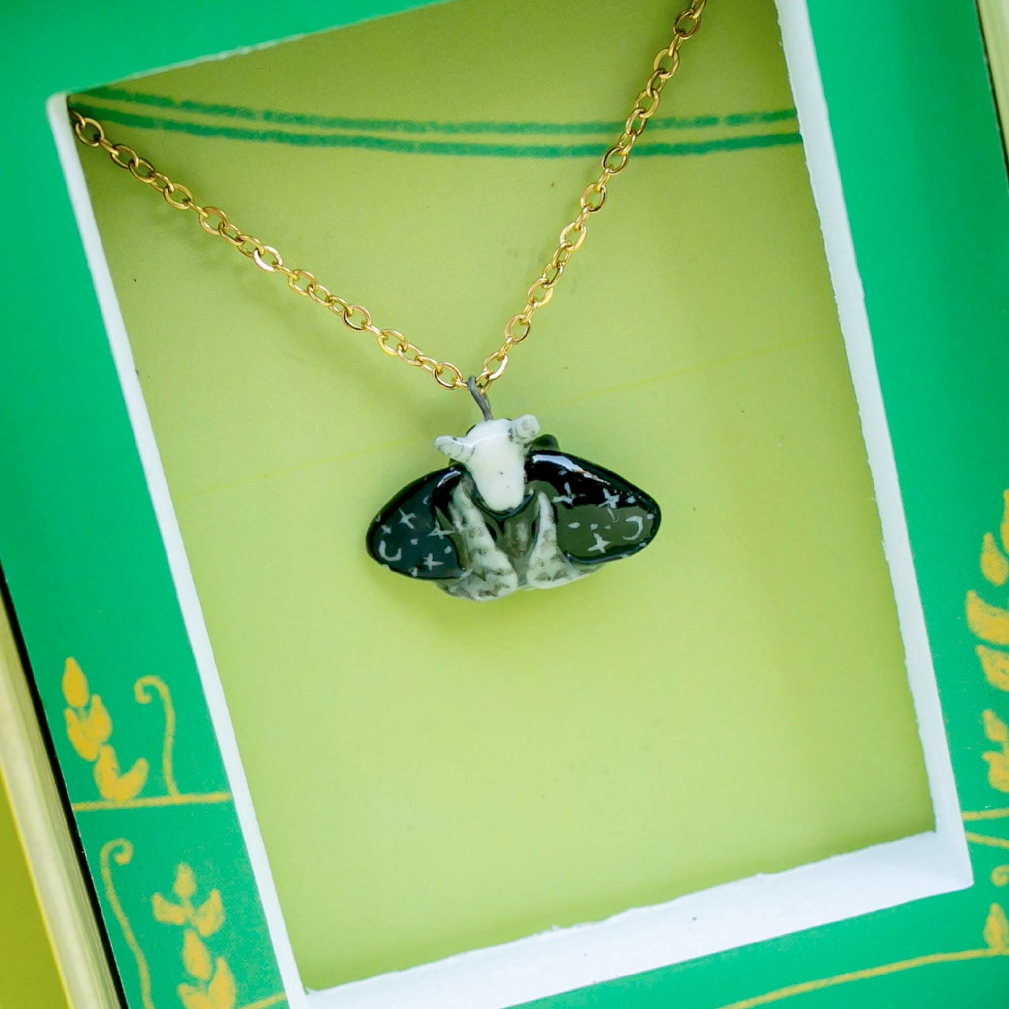 Moth Necklace | Camp Hollow Animal Jewelry 