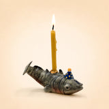 Fish Cake Topper | Porcelain Party Animal | Candle Holder