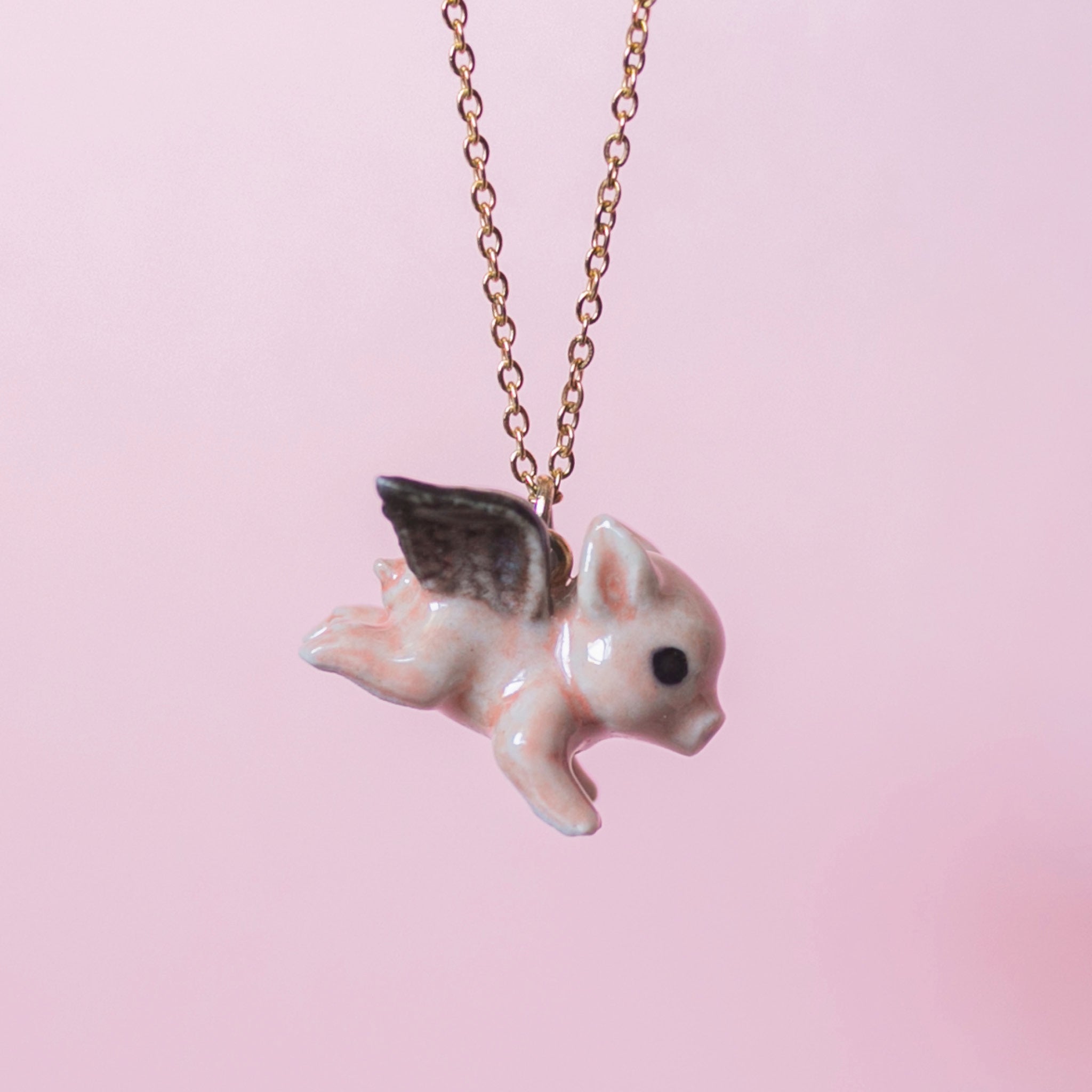 Flying Pig Necklace