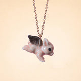Flying Pig Necklace