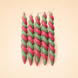 Forest Berry Twisted Beeswax Candles