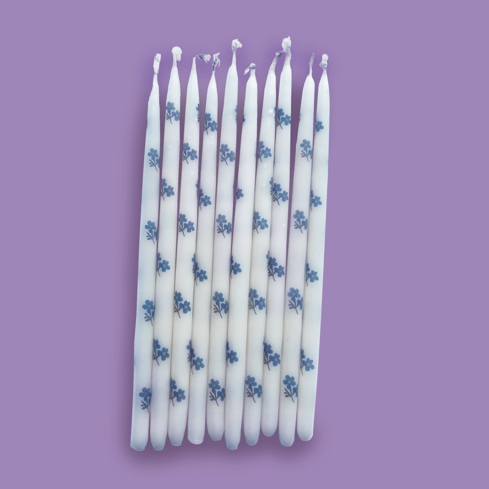Forget-Me-Nots Candles (x10)