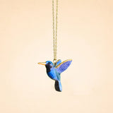 Golden Hummingbird Necklace