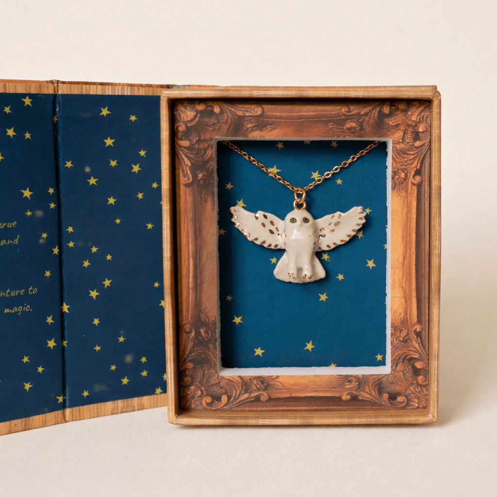 Golden Snowy Owl