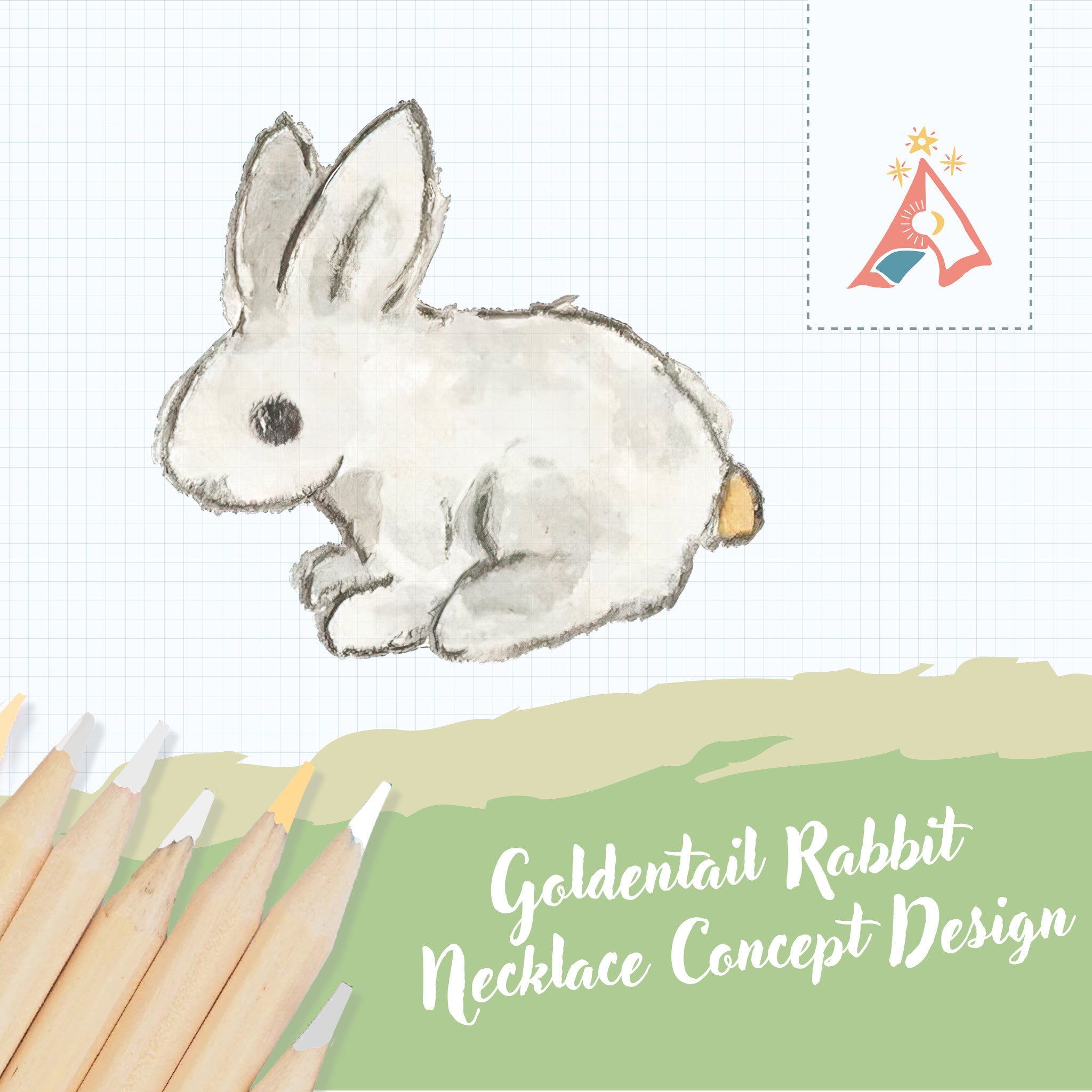 Rabbit Necklace | Camp Hollow Ceramic Animal Jewelry