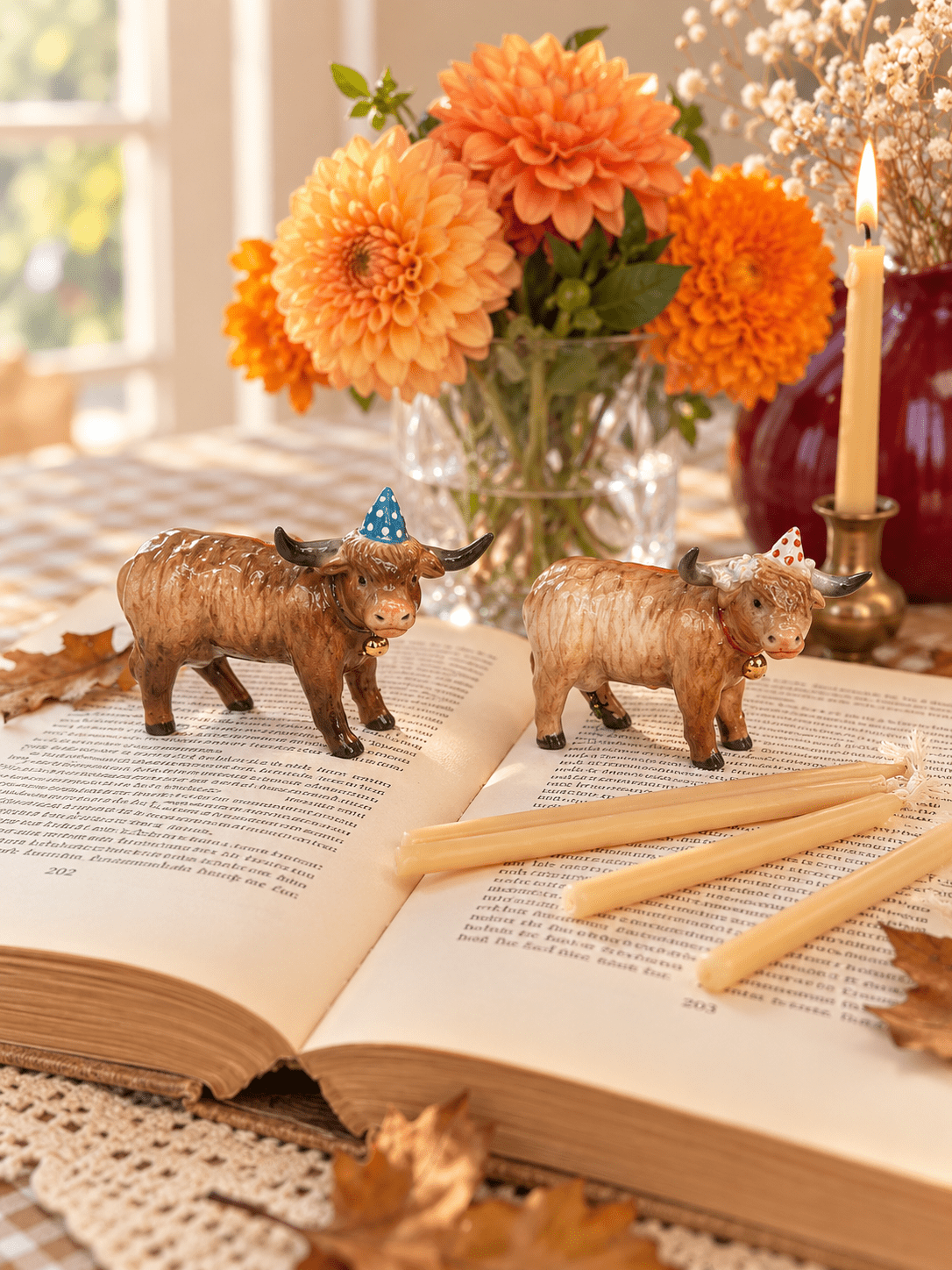 Highland Cow & Bull Set