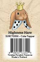 Highness Hare CT Barcode Sticker