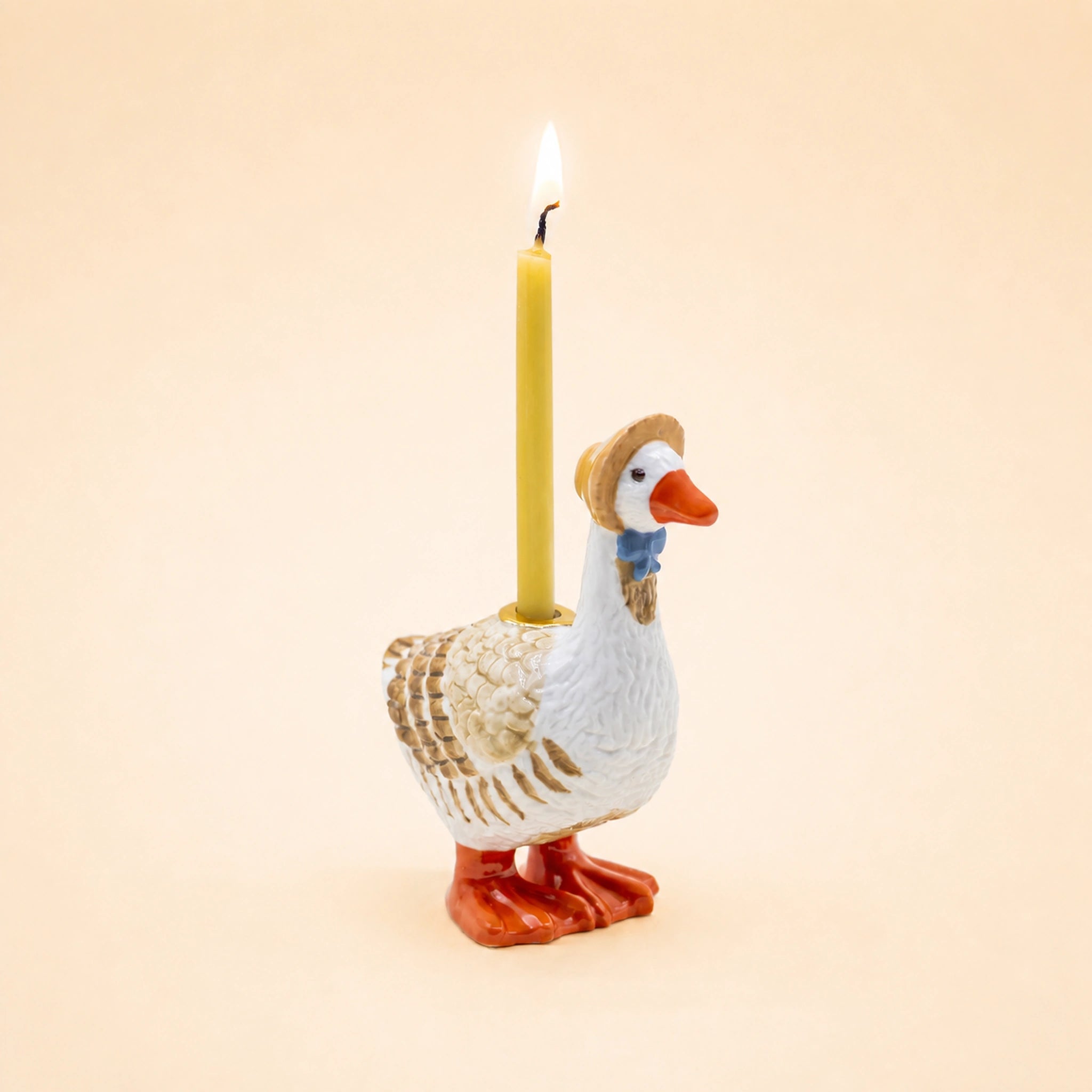 Mother Goose Cake Topper | Camp Hollow Porcelain Party Animal | Ceramic Candle Holder | Party Animal Birthday Decor | Baby Shower