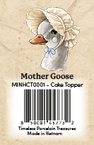 Mother Goose CT Barcode Sticker