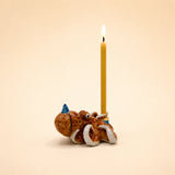 Octopus Cake Topper | Porcelain Party Animal | Candle Holder