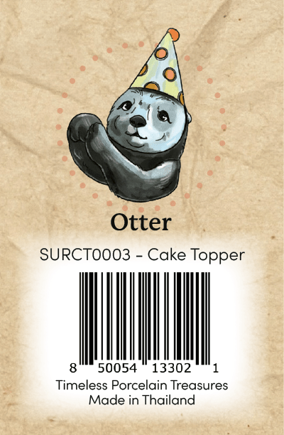 Otter CT Barcode Sticker