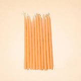 Peach Glow Tapered Candles