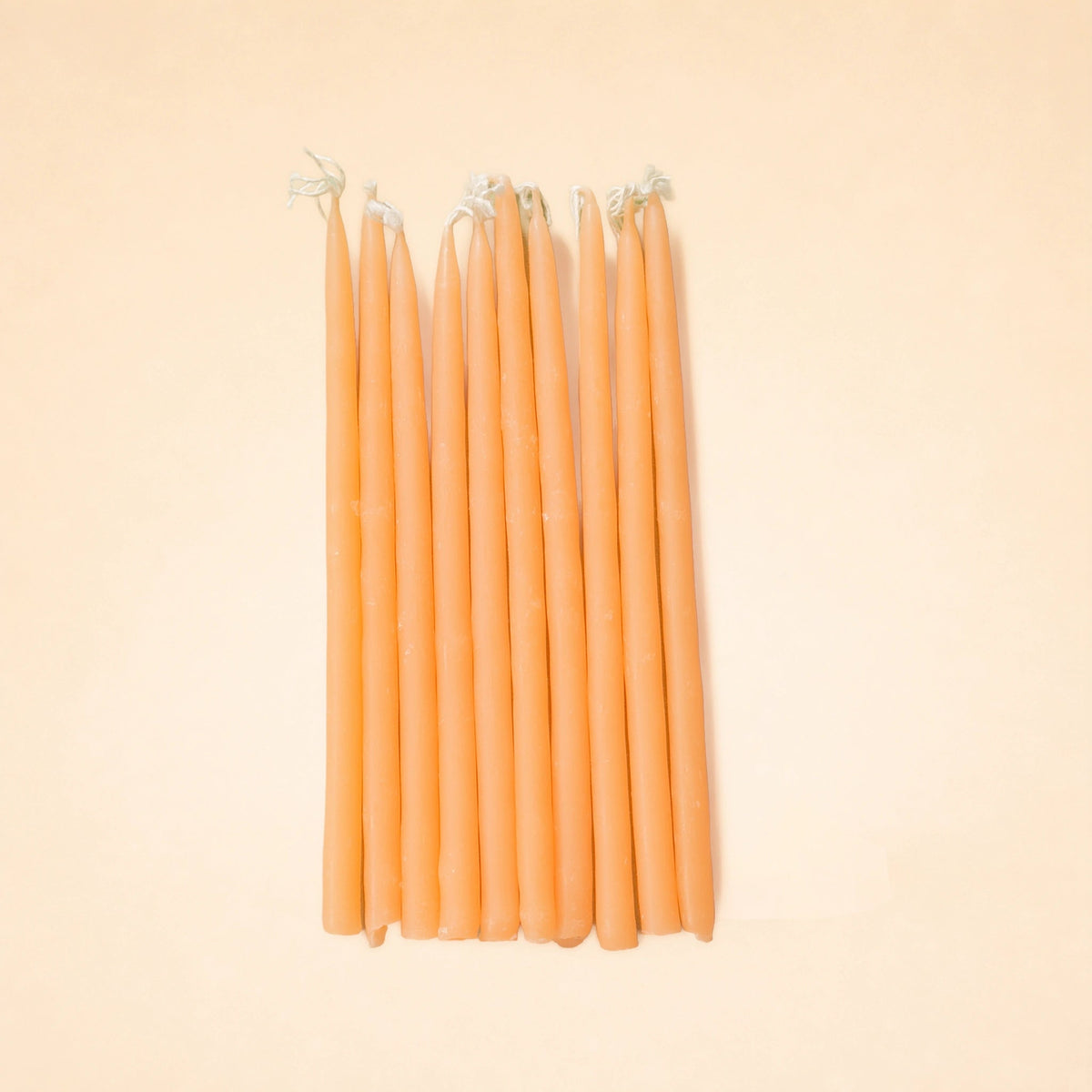 Peach Glow Tapered Birthday Candle Set | ⛺️ Camp Hollow