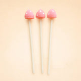 Pink Mushroom Candle Set (x3)