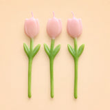 Pink Tulip Candle Set (x3)