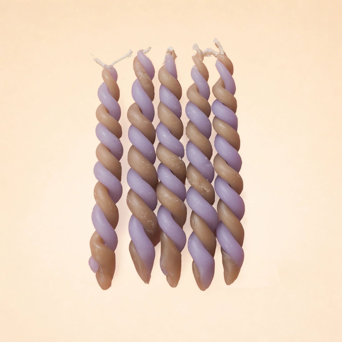 Purple Smoke Show Twisted Beeswax Birthday Candle Set | ⛺️ Camp Hollow