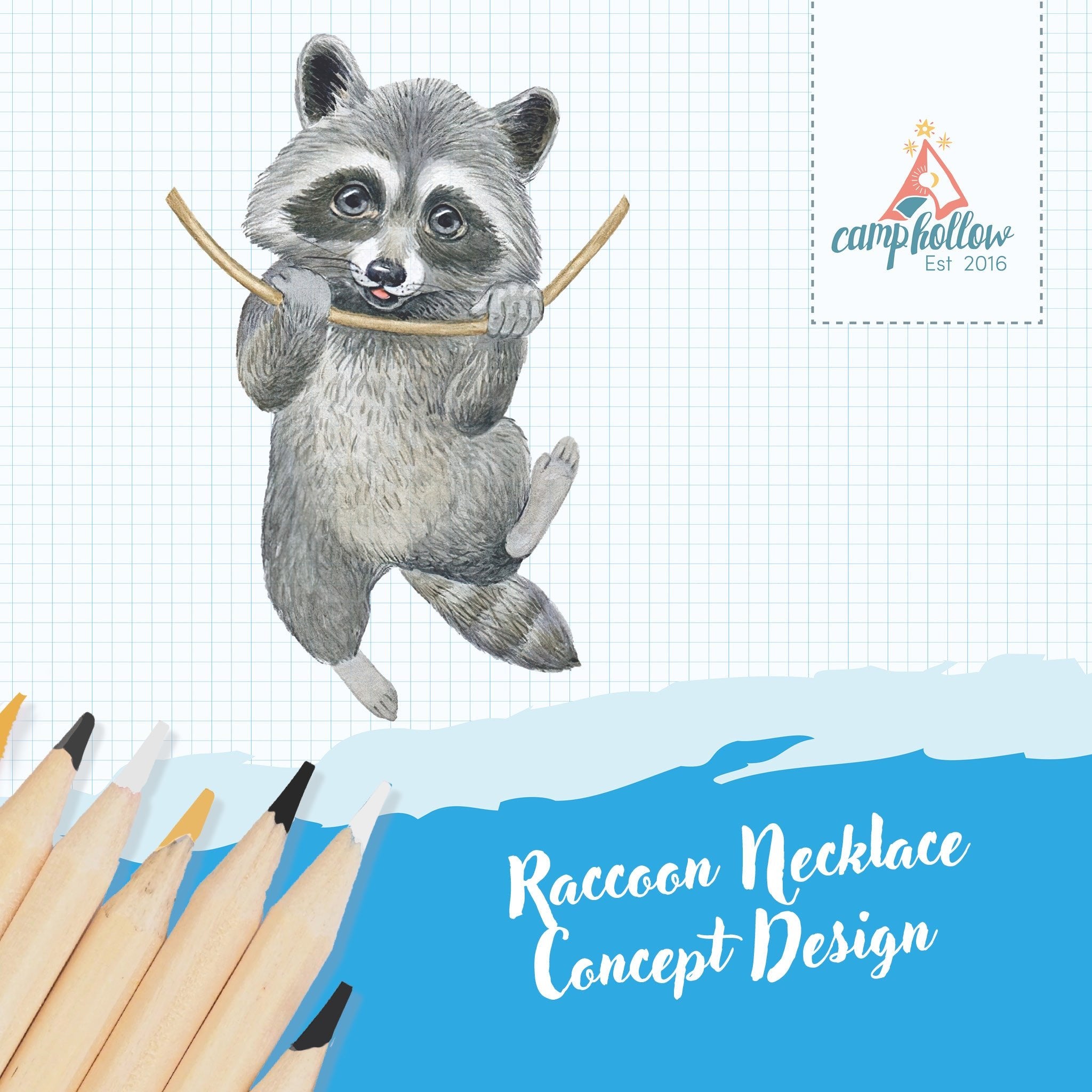 Raccoon Necklace