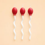 Red Balloon Candle Set (x3)