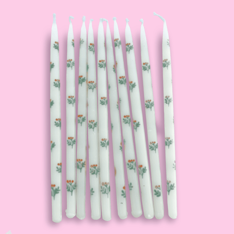 Rosehip Tapered Candles (x10)