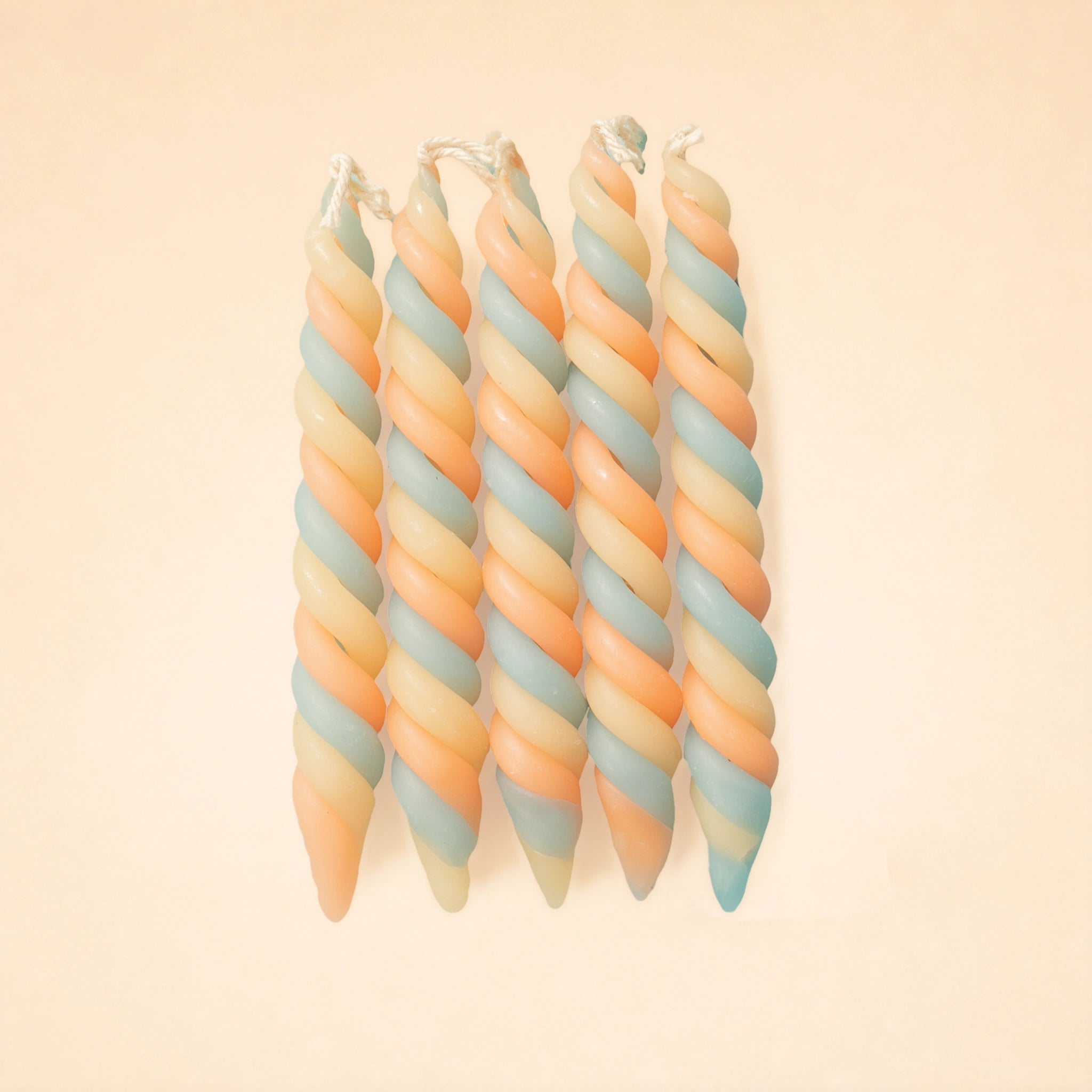 Seabreeze Sunset Twisted Beeswax Candles