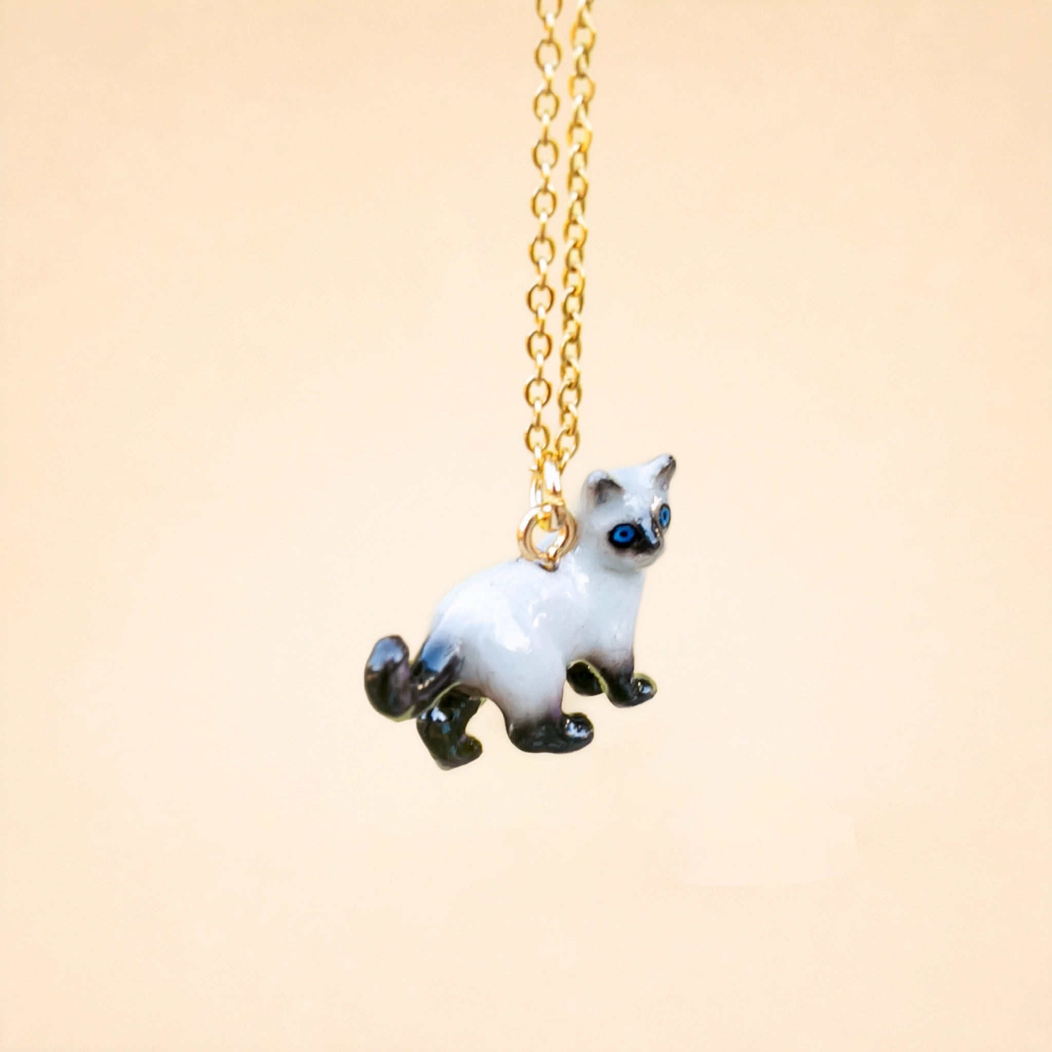 Siamese Cat Necklace