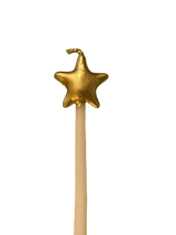 Single Christmas Star Shaped Birthday Candle Set