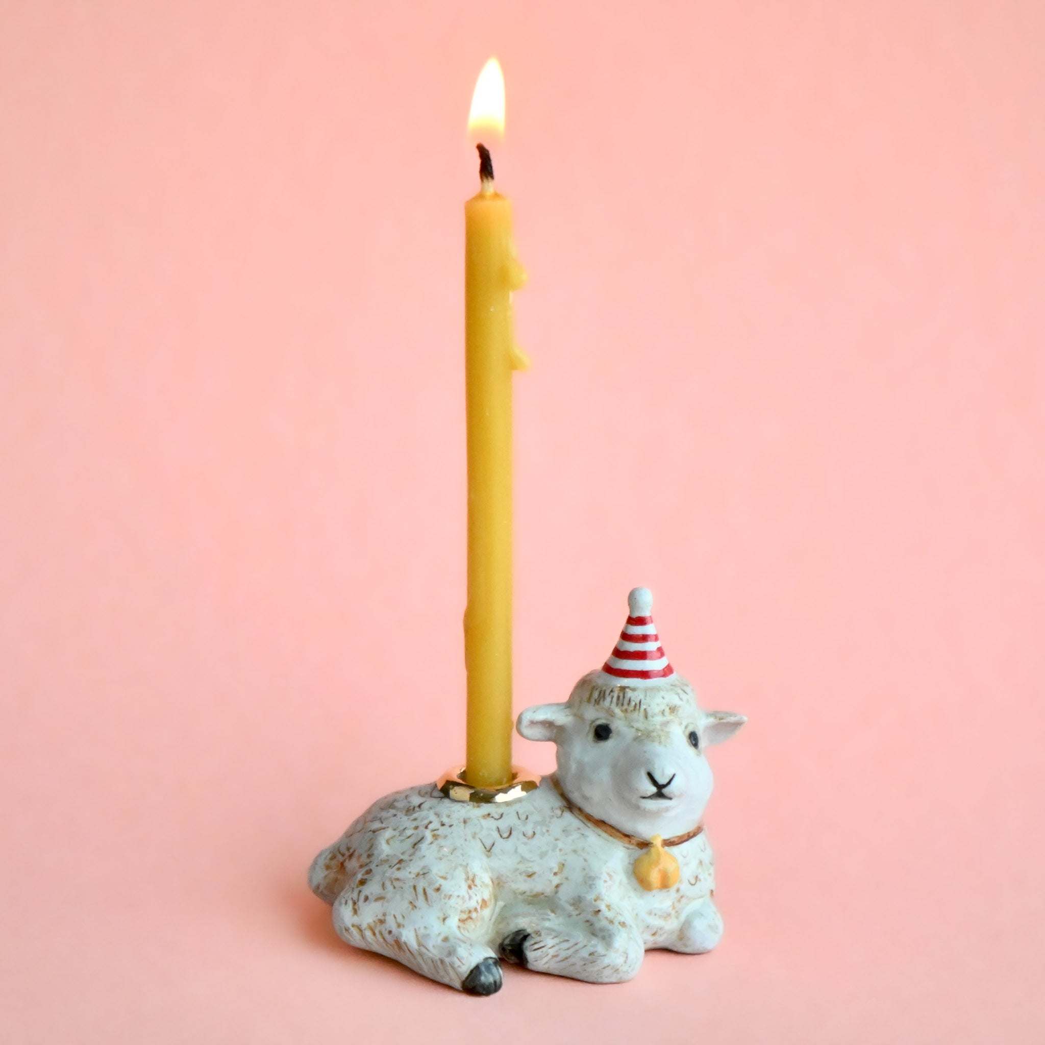 Sheep Cake Topper | Camp Hollow Ceramic Candle Holder