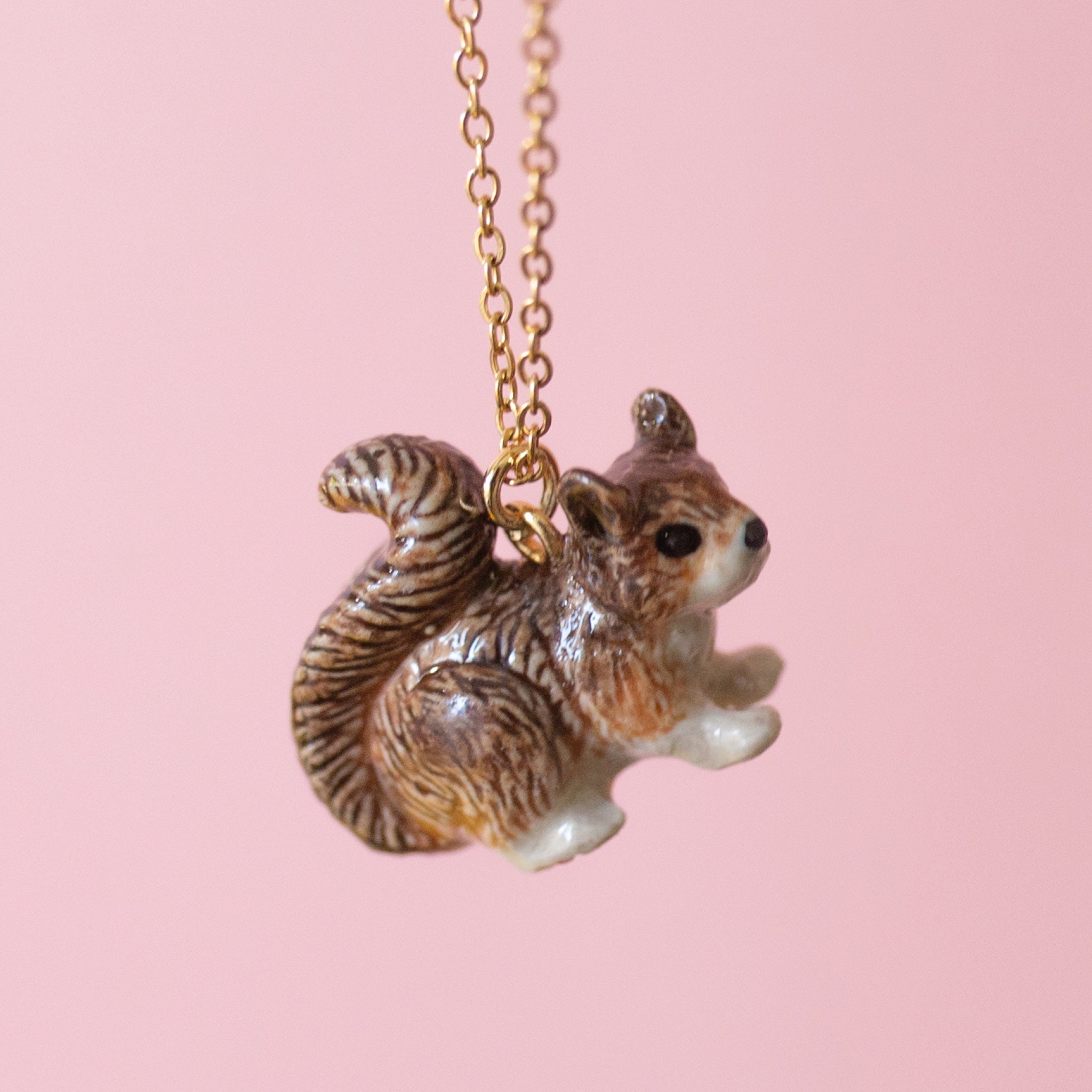 Squirrel Necklace