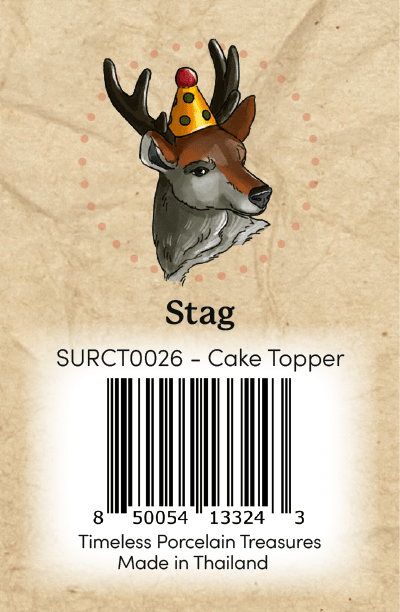 Stag CT Barcode Sticker