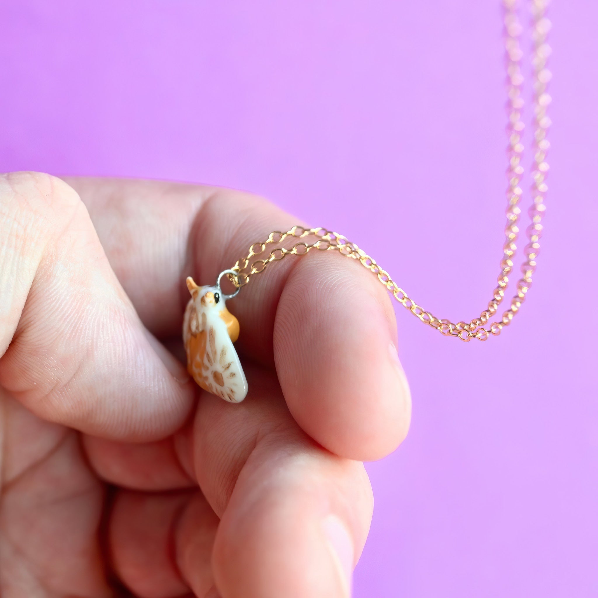 Sunbeam Moth Necklace