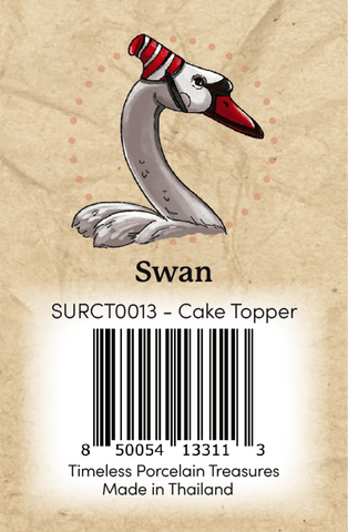 Swan CT Barcode Sticker