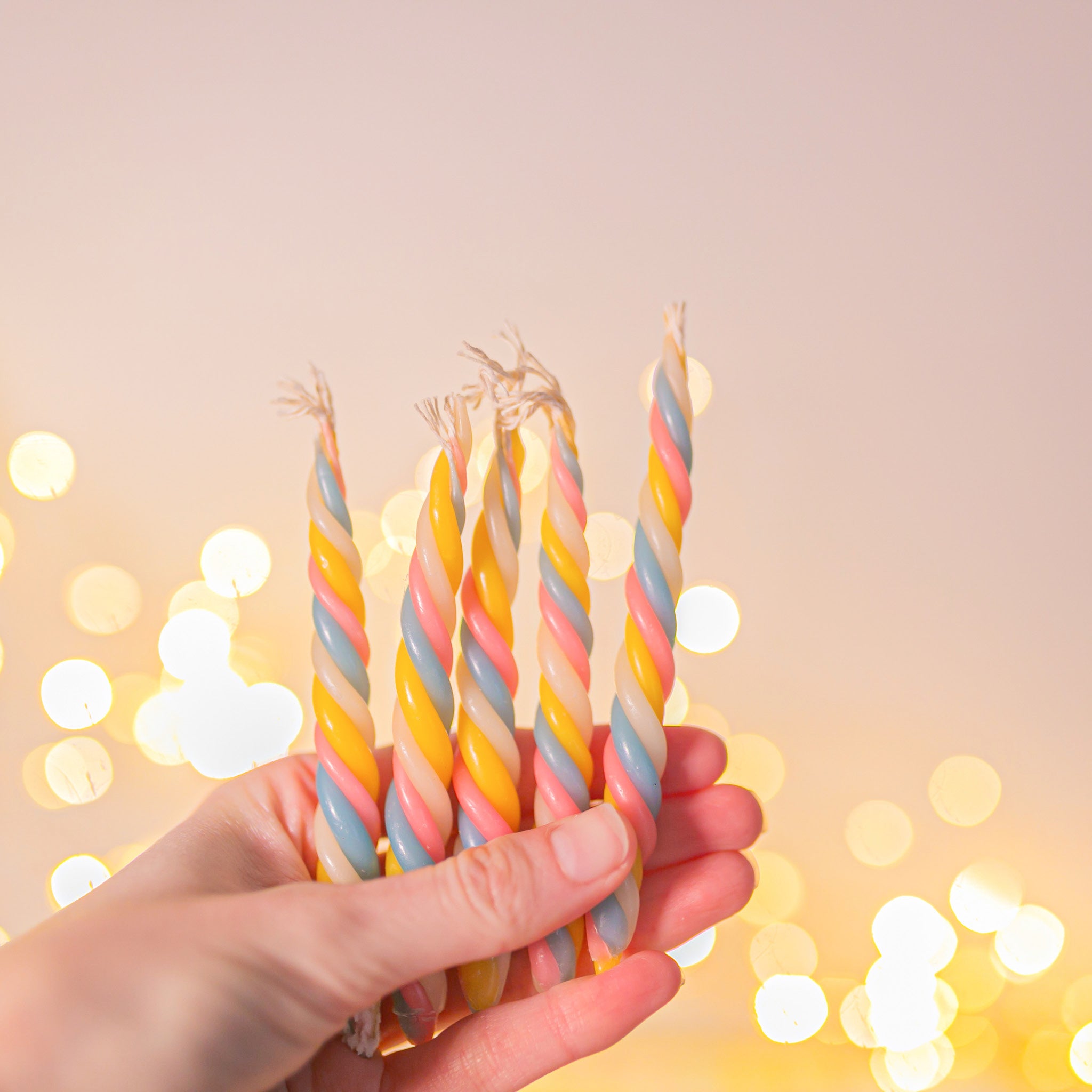 Twisted Marshmallow Candle (x5)