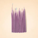 Vintage Plum Tapered Candles