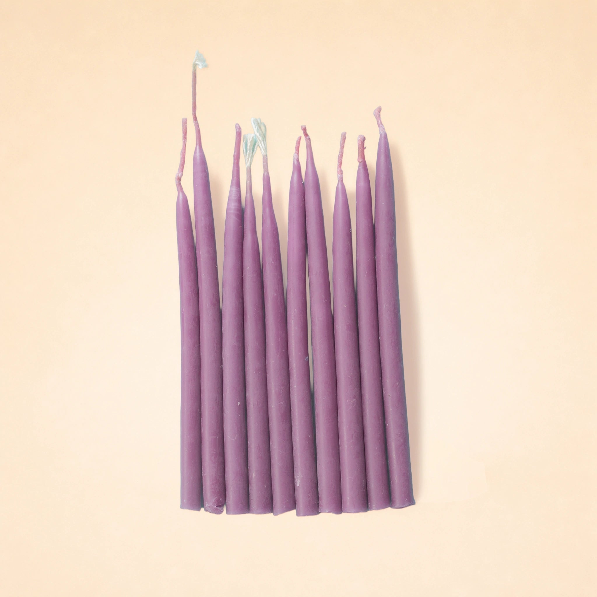 Vintage Plum Tapered Birthday Candle Set | Camp Hollow