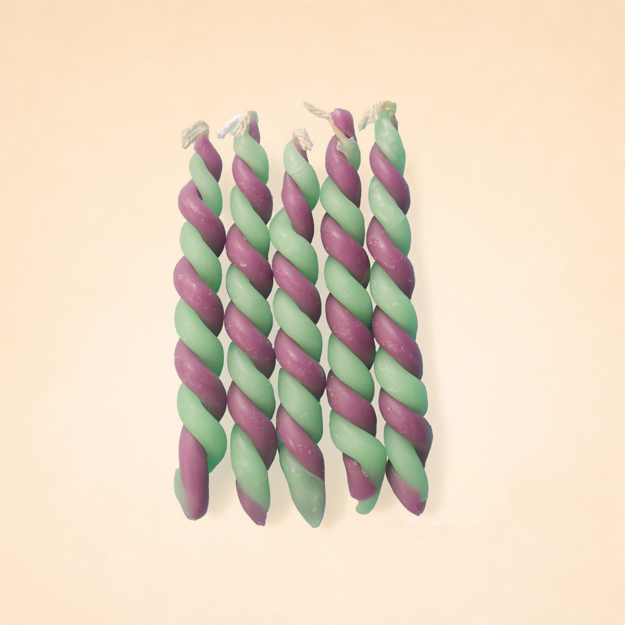 Violet Vines Twisted Beeswax Birthday Candle Set | ⛺️ Camp Hollow