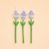 White Daisy Candle Set (x3)