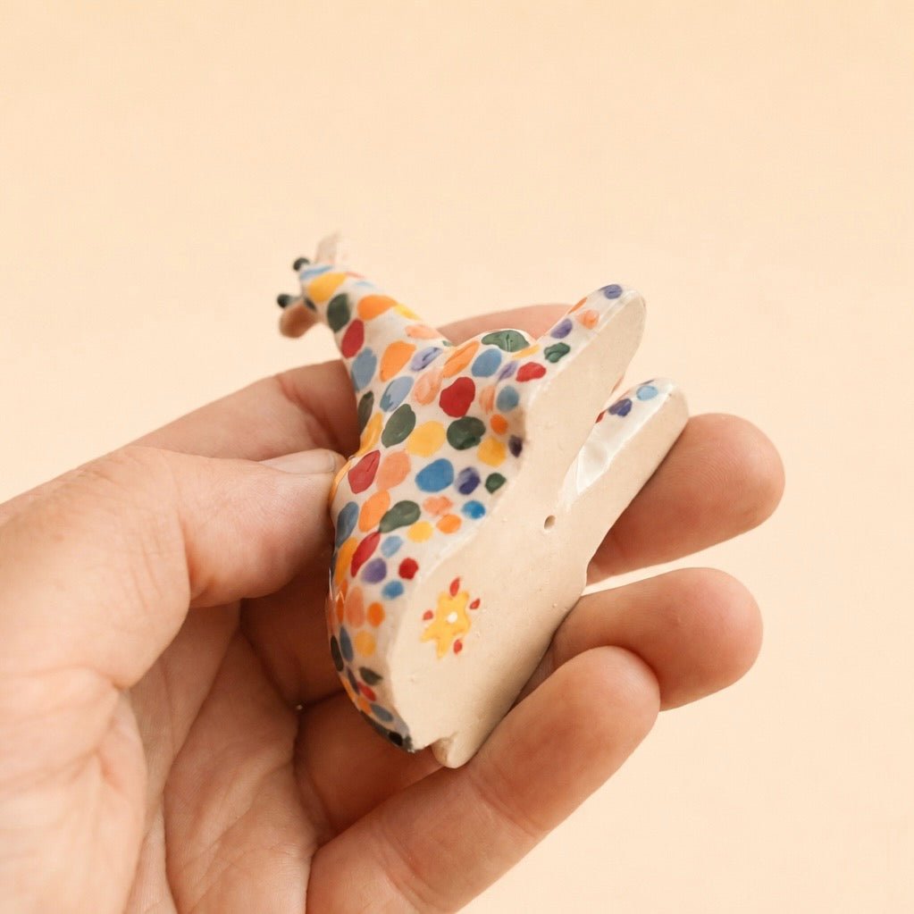 ceramic giraffe figurine
