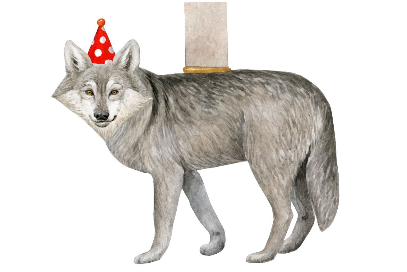 Wolf Cake Topper