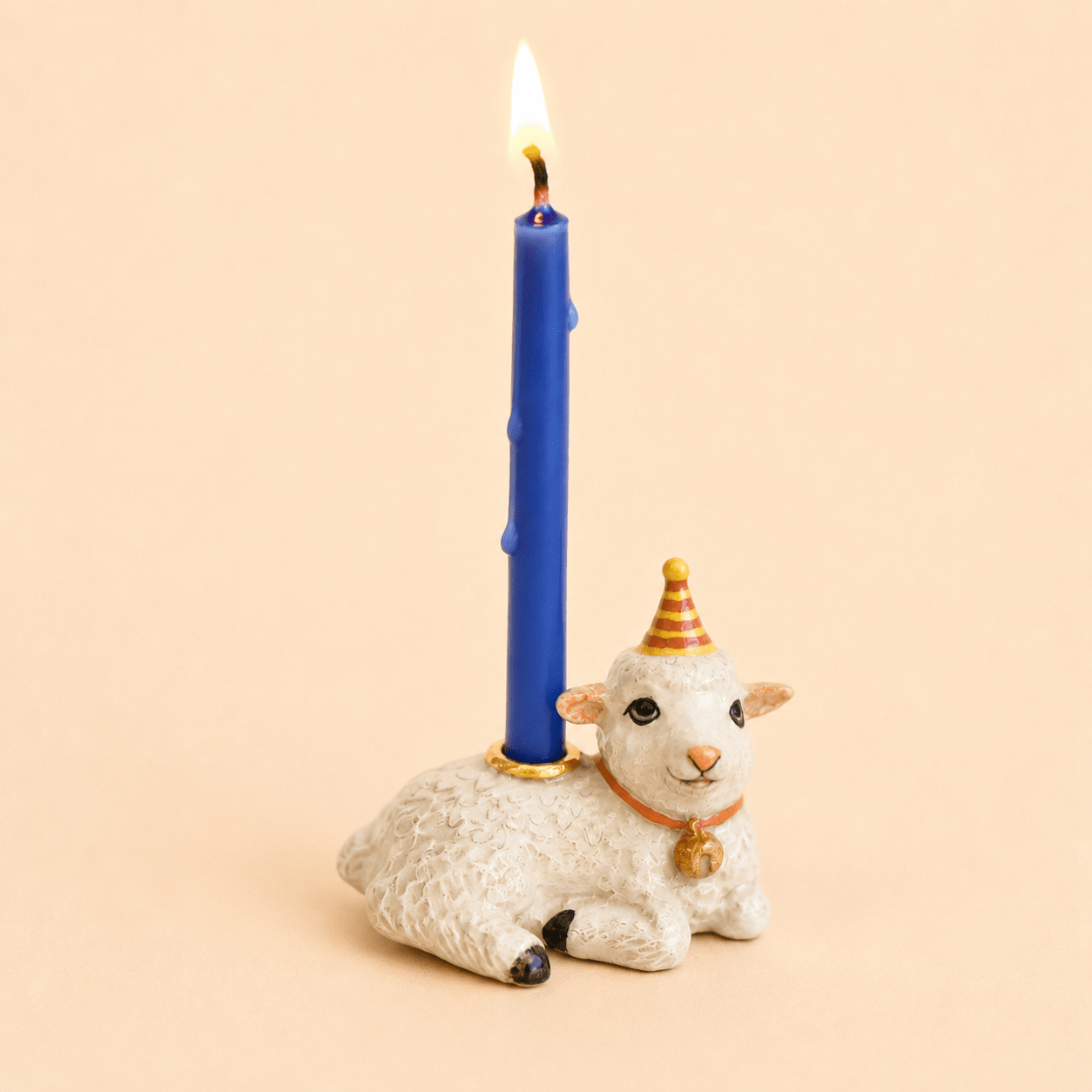 Year of the Goat Cake Topper | Porcelain Party Animal | Candle Holder | Chinese Zodiac