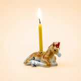 Year of the Horse Cake Topper | Porcelain Party Animal | Candle Holder | Chinese Zodiac