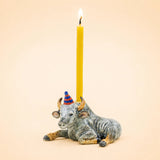 Year of the Ox Cake Topper | Porcelain Party Animal | Candle Holder | Chinese Zodiac
