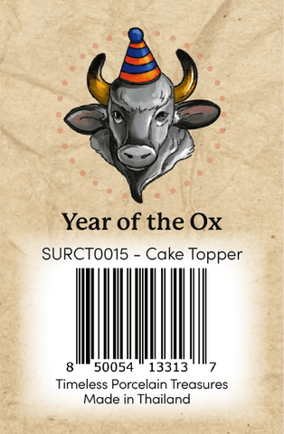 Year of the Ox CT Barcode Sticker
