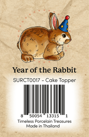 Year of the Rabbit CT Barcode Sticker