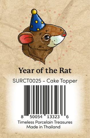 Year of the Rat CT Barcode Sticker