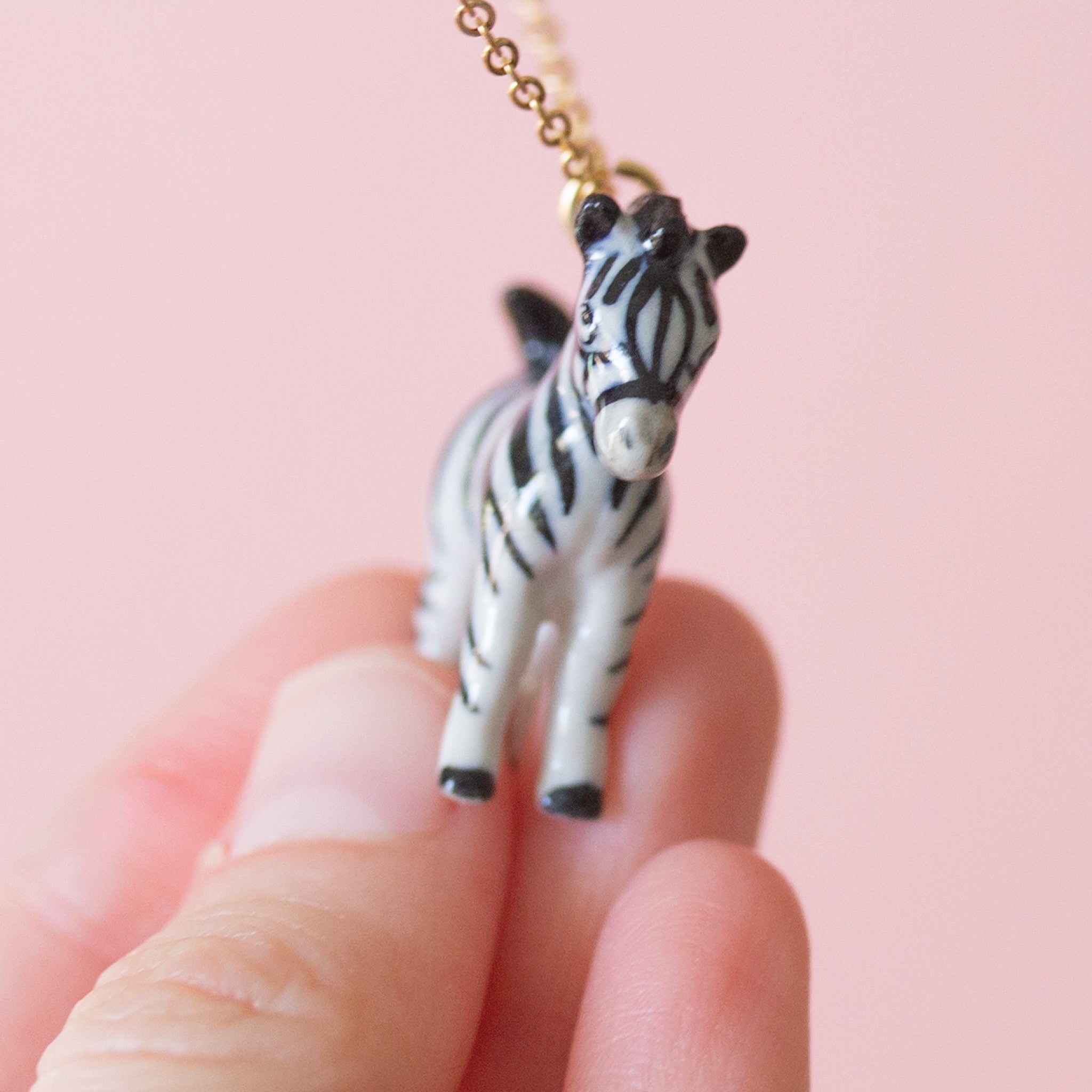 Zebra Necklace