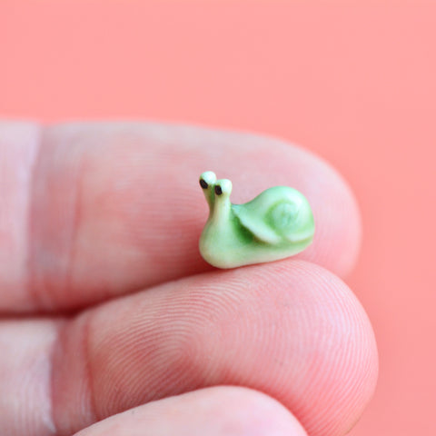 World's Tiniest Snail Figurine -  Camp Hollow