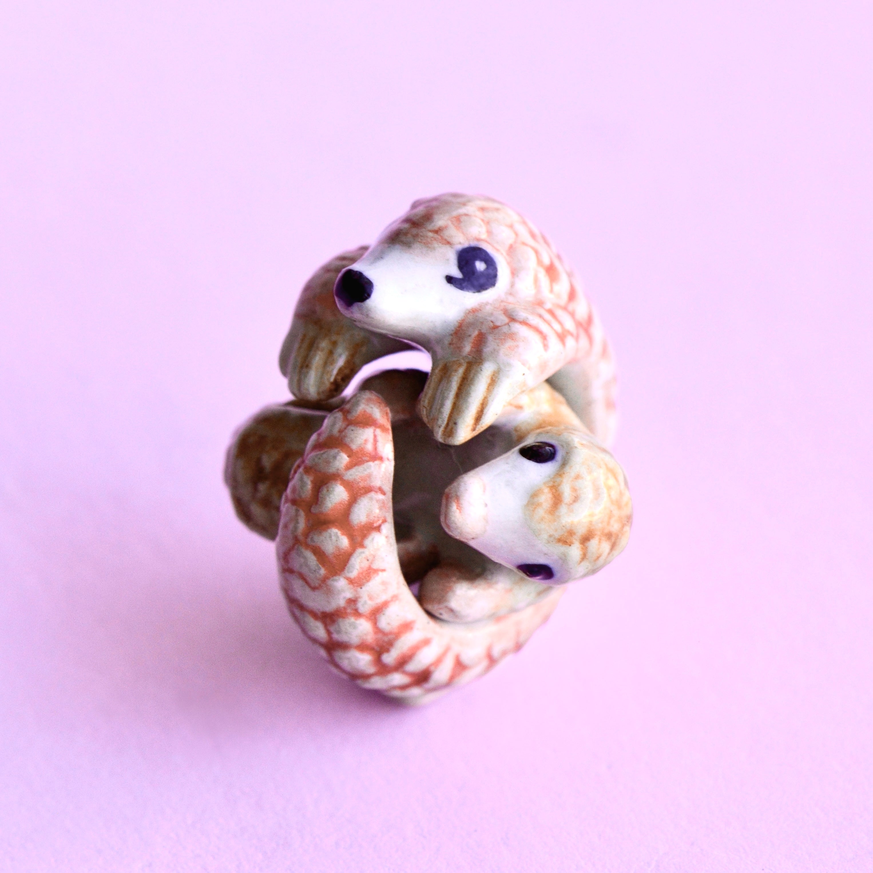Pink Pangolin Ring