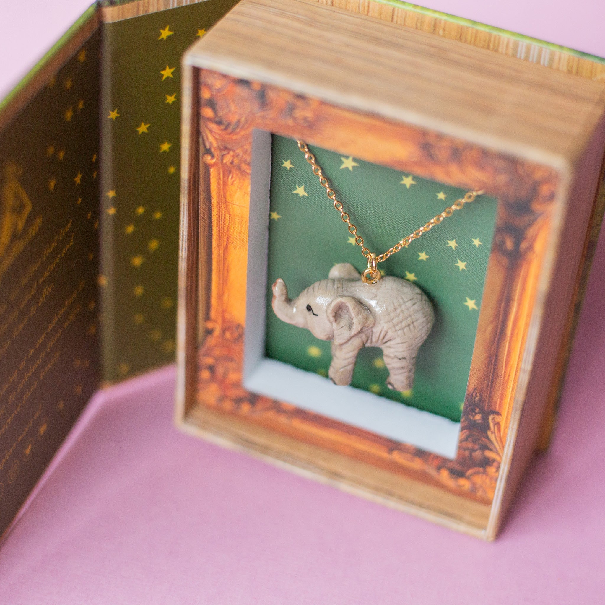 Elephant Necklace | Camp Hollow Porcelain Ceramic Animal Jewelry