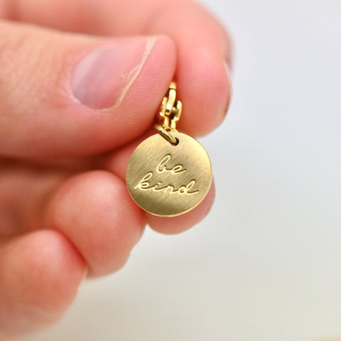 ‘Be Kind’ Engraved Charm - Camp Hollow
