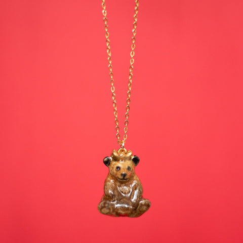 Bear Necklace | Camp Hollow Ceramic Animal Jewelry